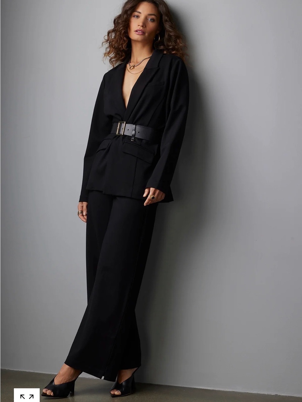 NWT Wit & Wisdom Absolution Whitney Skyrise Black Wide Leg Dress Pant Pockets 4P - Picture 2 of 16